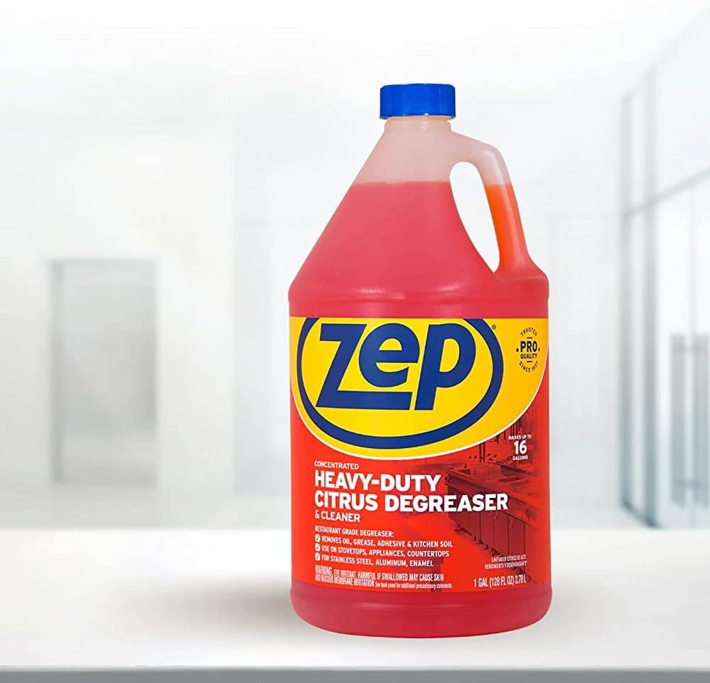 Zep Heavy-Duty Citrus Degreaser Refill - 1 Gallon (Case of 2) ZUCIT128 - Professional Strength