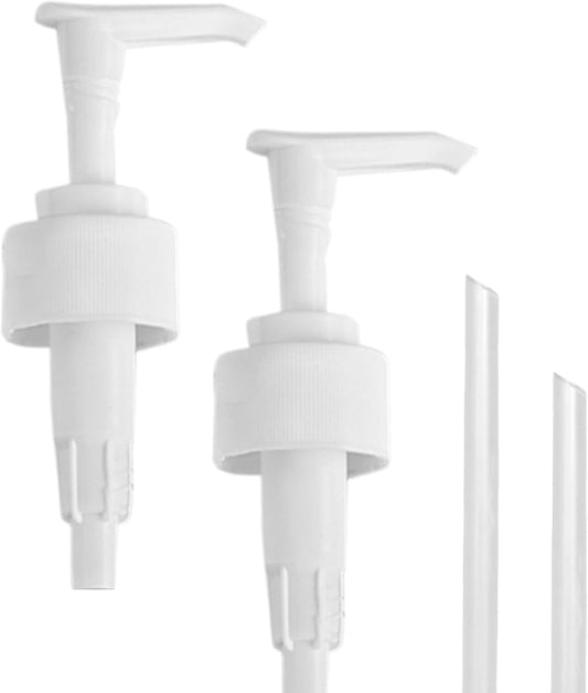 MaisoNovo Soap Pump Replacement - 2X White Plastic Pumps - Pump Dispenser - Soap Dispenser Pump