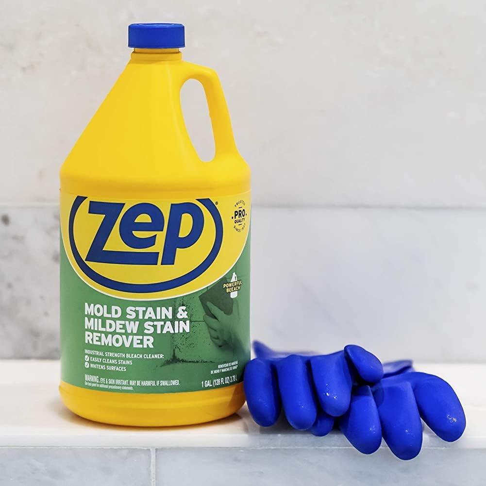Zep Mold Stain and Mildew Stain Remover 1 Gallon (Case of 2) ZUMILDEW128 - Professional Strength No