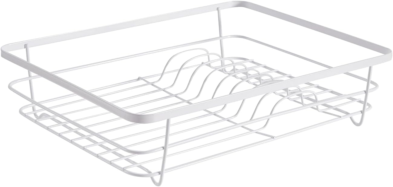Dish Drying Rack 3 Piece Dish Drainer with Drainboard Set for Kitchen Counter – Dish Rack with