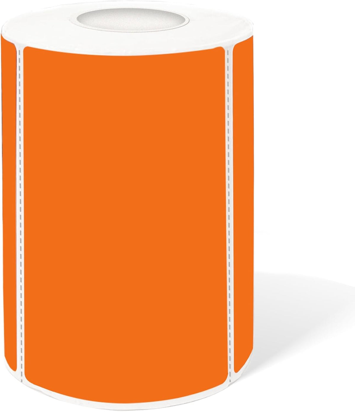 2×3 Inch Orange Removable Thermal Labels,Writeable,Removable,Thermally Printable,300 Sheets per
