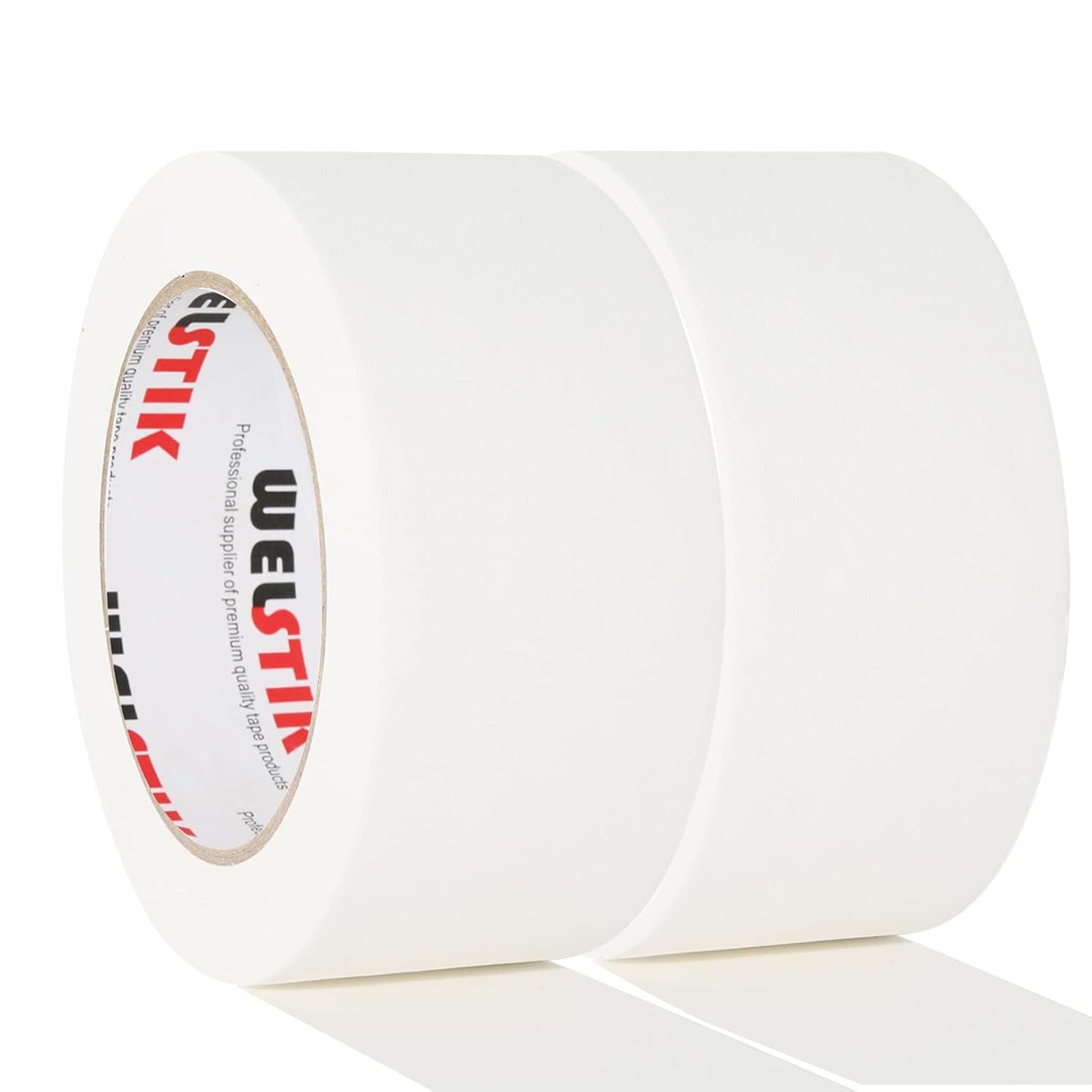 WELSTIK 2 Pack Gaffers Tape White,2" X 33 Yards-10% Longer-Heavy Duty Gaffer Floor Tape for