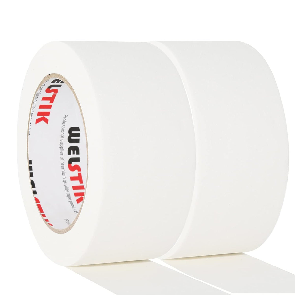WELSTIK 2 Pack Gaffers Tape White,2" X 33 Yards-10% Longer-Heavy Duty Gaffer Floor Tape for