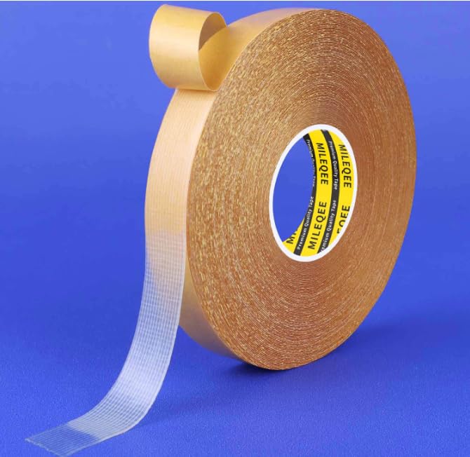Double Sided Tape Heavy Duty, 0.59" x 66FT, Universal High Tack Strong Wall Adhesive with