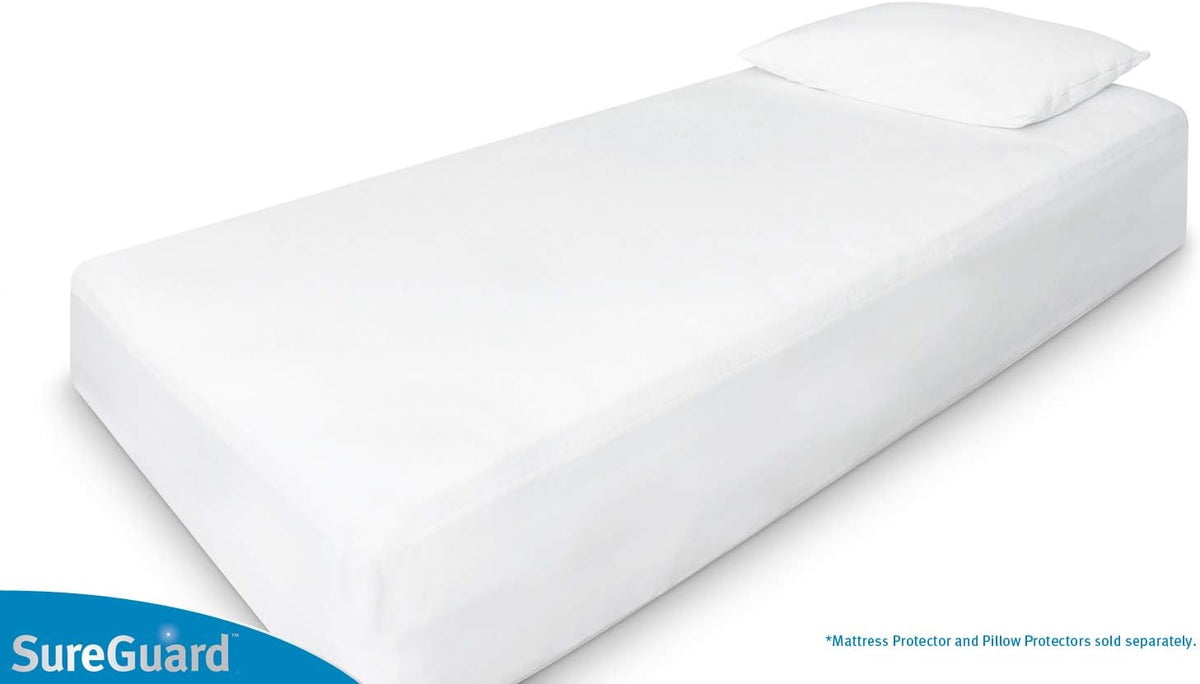 SureGuard Twin Extra Long (XL) Mattress Protector - 100% Waterproof, Hypoallergenic - Premium