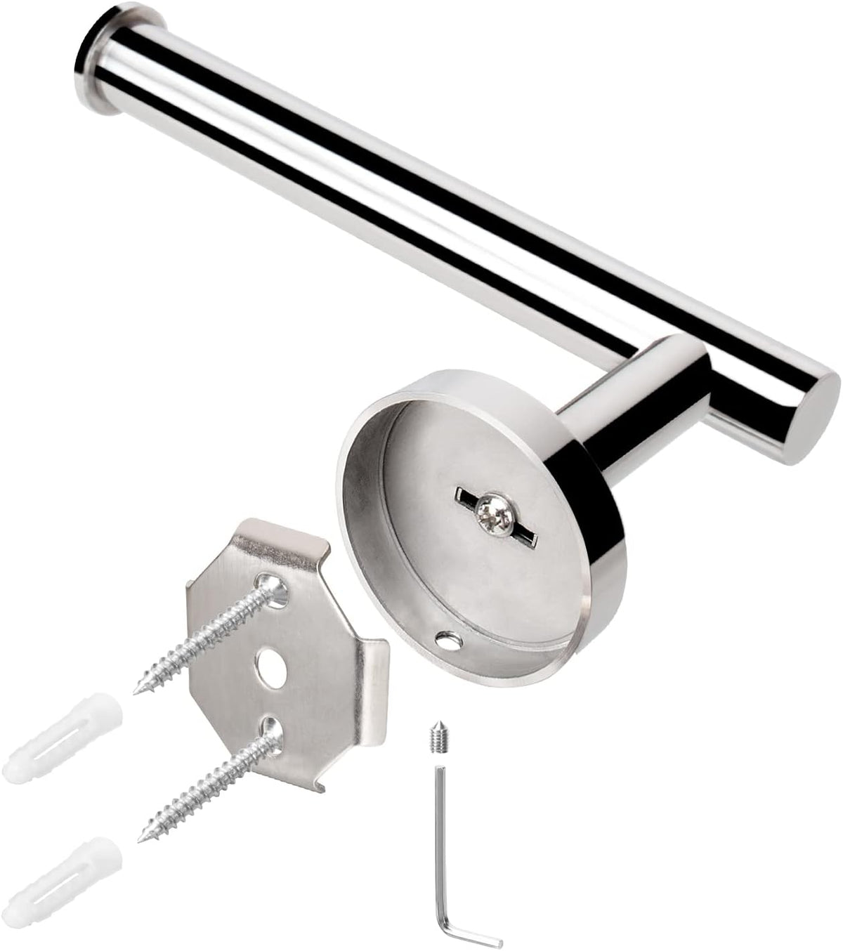 NearMoon Bathroom Toilet Paper Holder, Premium SUS304 Stainless Steel Rustproof Wall Mounted Toilet