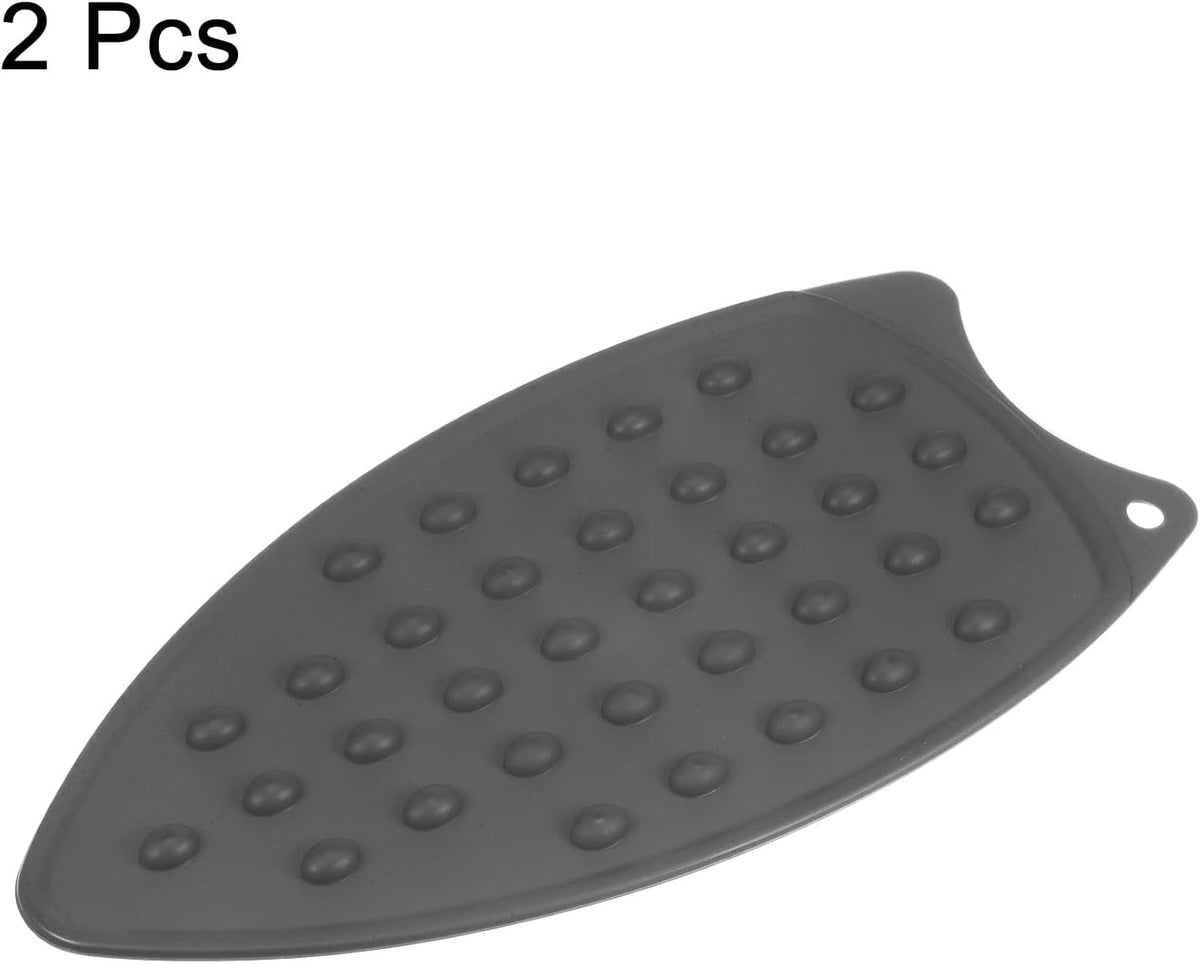 HARFINGTON 2pcs Silicone Iron Rest Pad, Multipurpose Iron Hot Resistant Mat Iron Rest Plate for