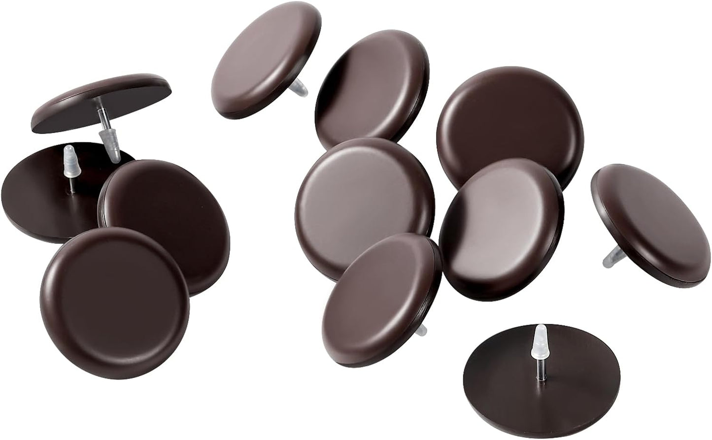Furniture Glides Sliders-Furnigear PTFE (Teflon) Chair Leg Movers Sliders for Carpet and Hardwood