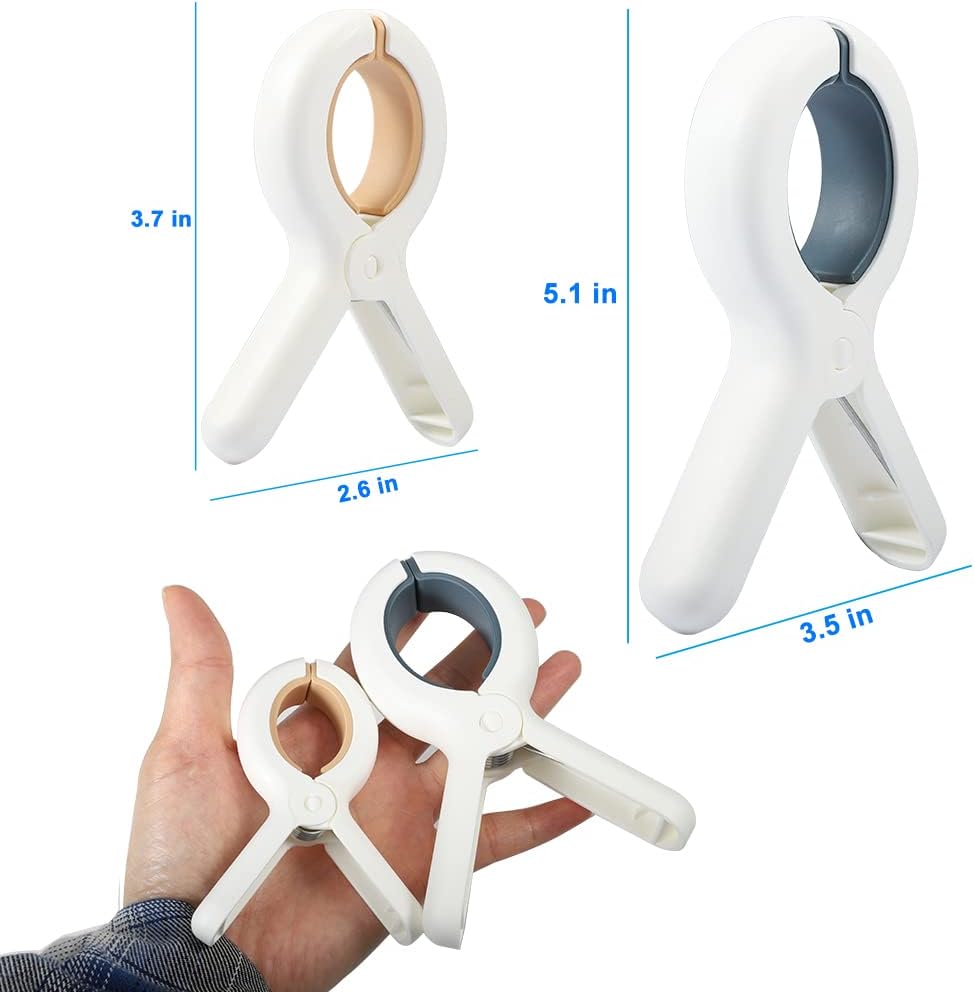 Beach Towel Clip, 10 PCS Cloth Pins, Quilt Drying Clip, Plastic Clothespins, Strong Grip Holder to