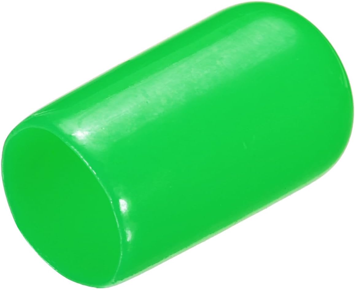 uxcell 20pcs Rubber End Caps 10mm(3/8") ID Vinyl PVC Round Tube Bolt Cap Cover Screw Thread