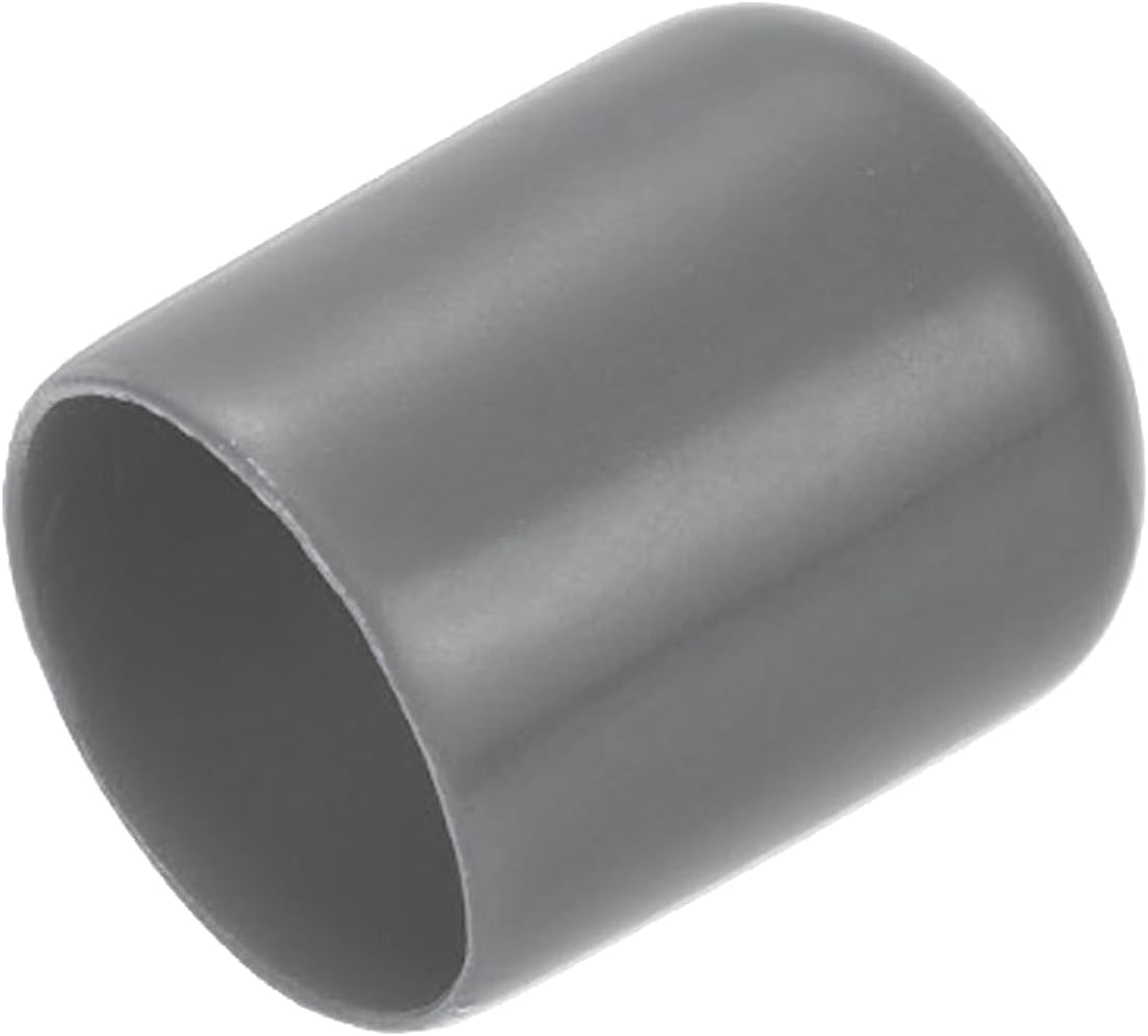 uxcell 20pcs Rubber End Caps 21mm ID Vinyl PVC Round Tube Bolt Cap Cover Screw Thread Protectors