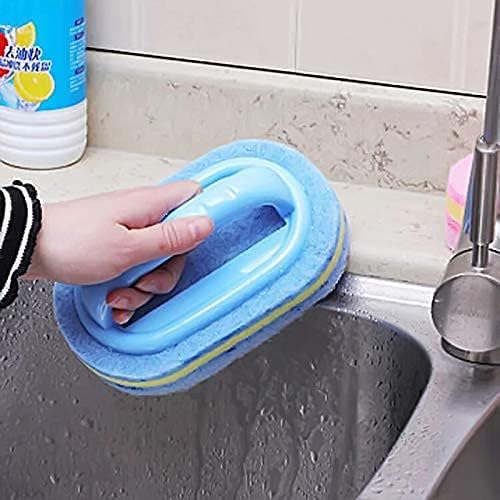 Cleaning Brush for Bathroom Kitchen Bathtub Toilet Cleaner All Purpose Shower Sponge Scrubbing