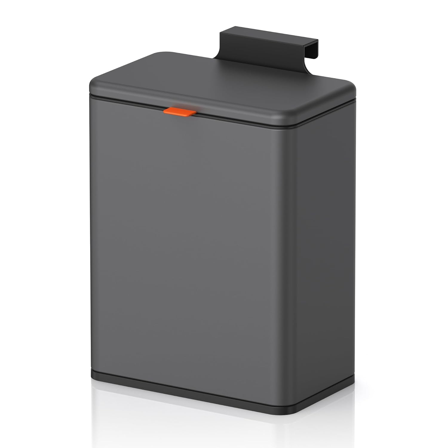 Mbillion Kitchen Compost Bin Hanging Trash Can with Lid 2.1 Gallon Stainless Steel Garbage Can for