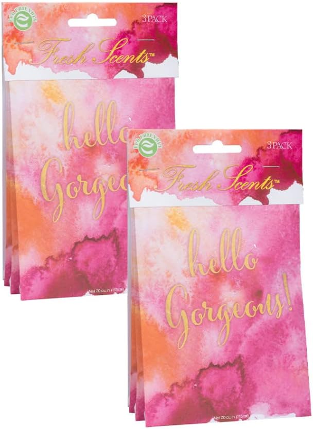 WillowBrook | Fresh Scents Scented Sachet Packet | Hello Gorgeous | Air Freshener Bags for Drawers