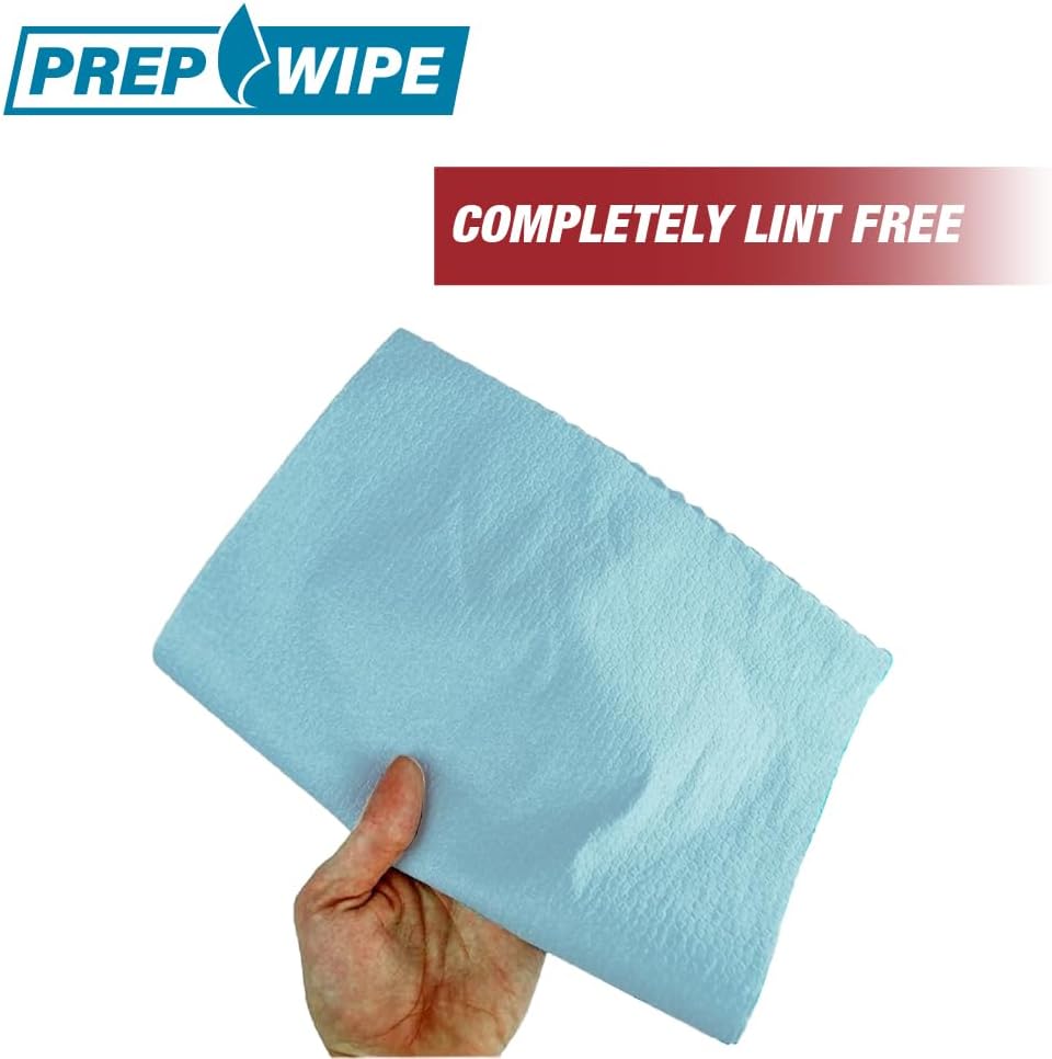 Lauco Prep Wipe Lint-Free Towels – Heavy Duty Cloths for Household & Industrial Use, Disposable
