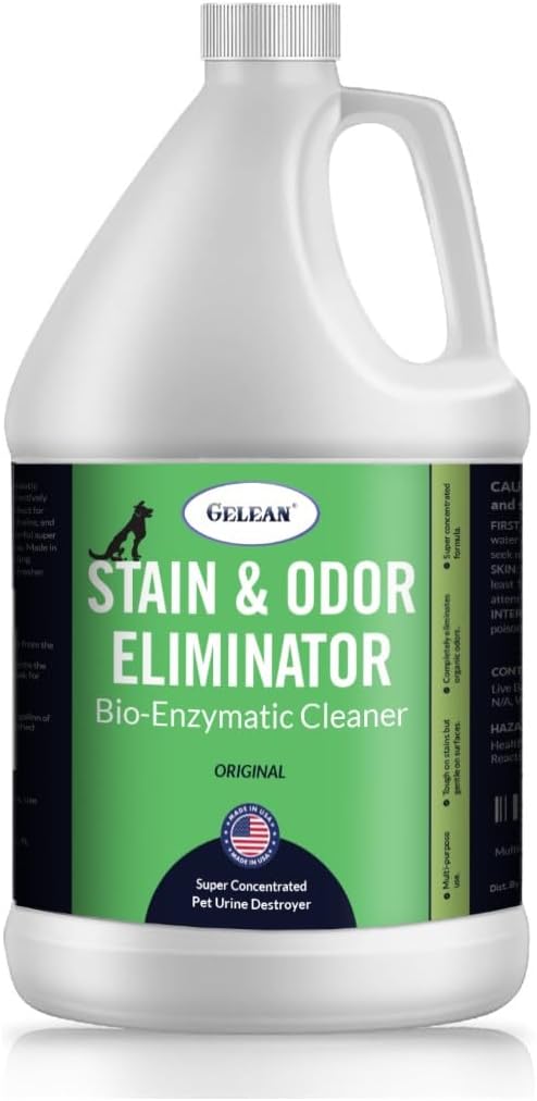 Strong Stain & Odor Eliminator - Cats & Dog Enzymatic Urine Destroyer -MADE IN USA- Fresh Scent