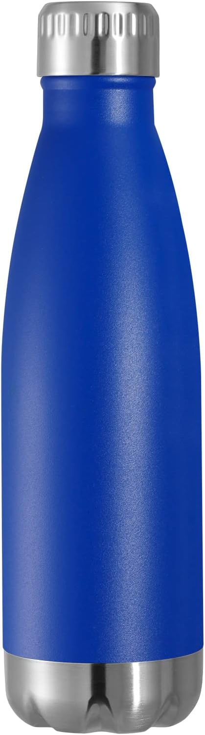 VEGOND 17oz Stainless Steel Water Bottles, Reusable Metal Sports Water Bottle Keeps Drink Hot and