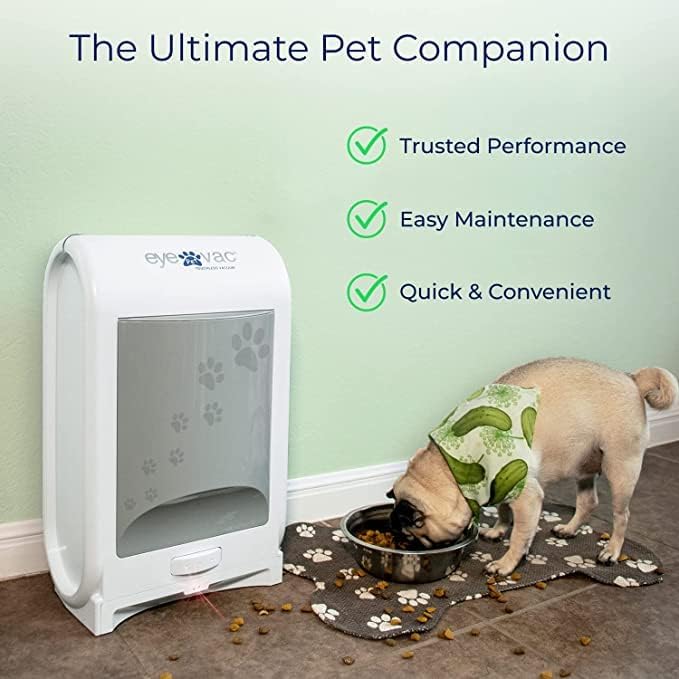 EyeVac Pet Touchless Vacuum Automatic Dustpan - Ultra Fast & Powerful - Great for Sweeping Cat Dog