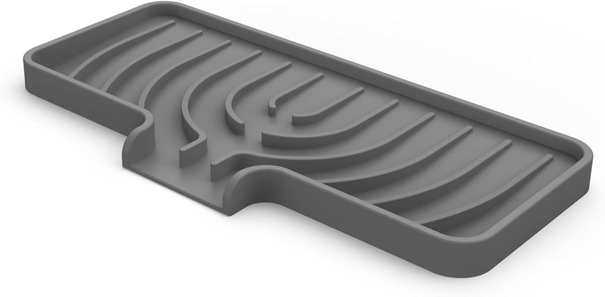 Dish Drying Matt for Kitchen Counter,10"×4"Silicone Dry Rack Mat with Built in Drain, Kitchen Dry