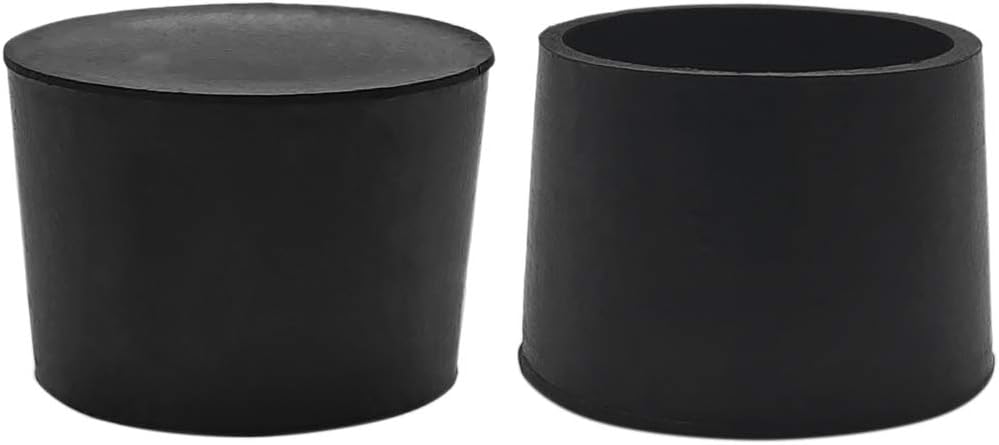Flyshop 4 Pieces 40mm Rubber Chair Leg Caps Round, Non-Slip Protective Caps for Chair Legs, Floor