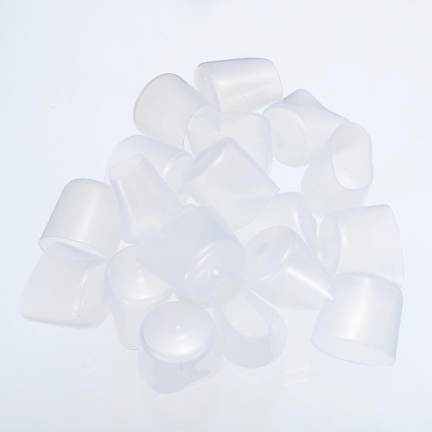 uxcell 20pcs Rubber End Caps 25mm(1") ID Vinyl PVC Round Tube Bolt Cap Cover Screw Thread