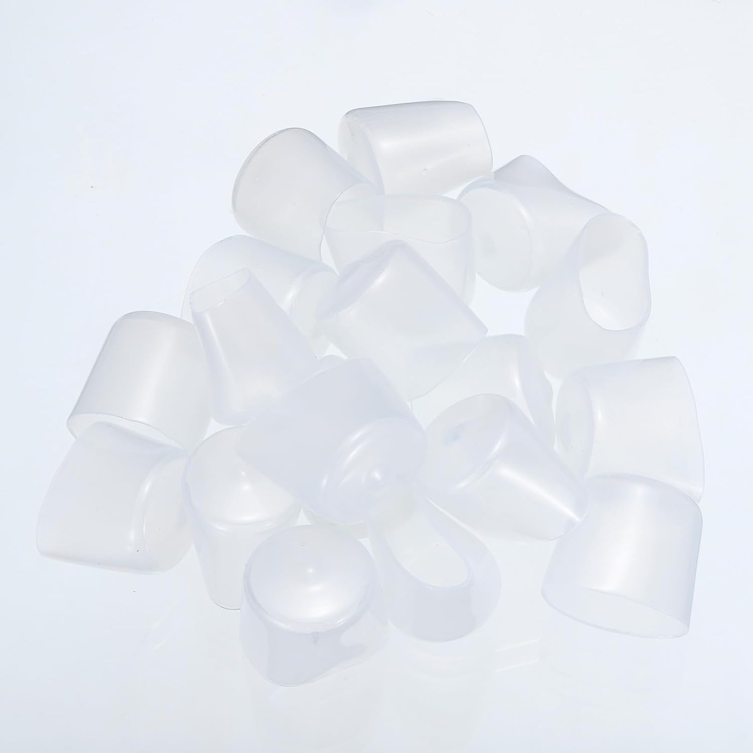 uxcell 20pcs Rubber End Caps 25mm(1") ID Vinyl PVC Round Tube Bolt Cap Cover Screw Thread