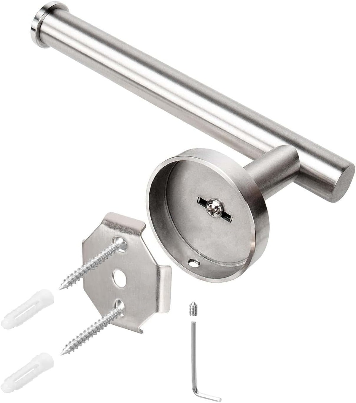 NearMoon Bathroom Toilet Paper Holder, Premium SUS304 Stainless Steel Rustproof Wall Mounted Toilet