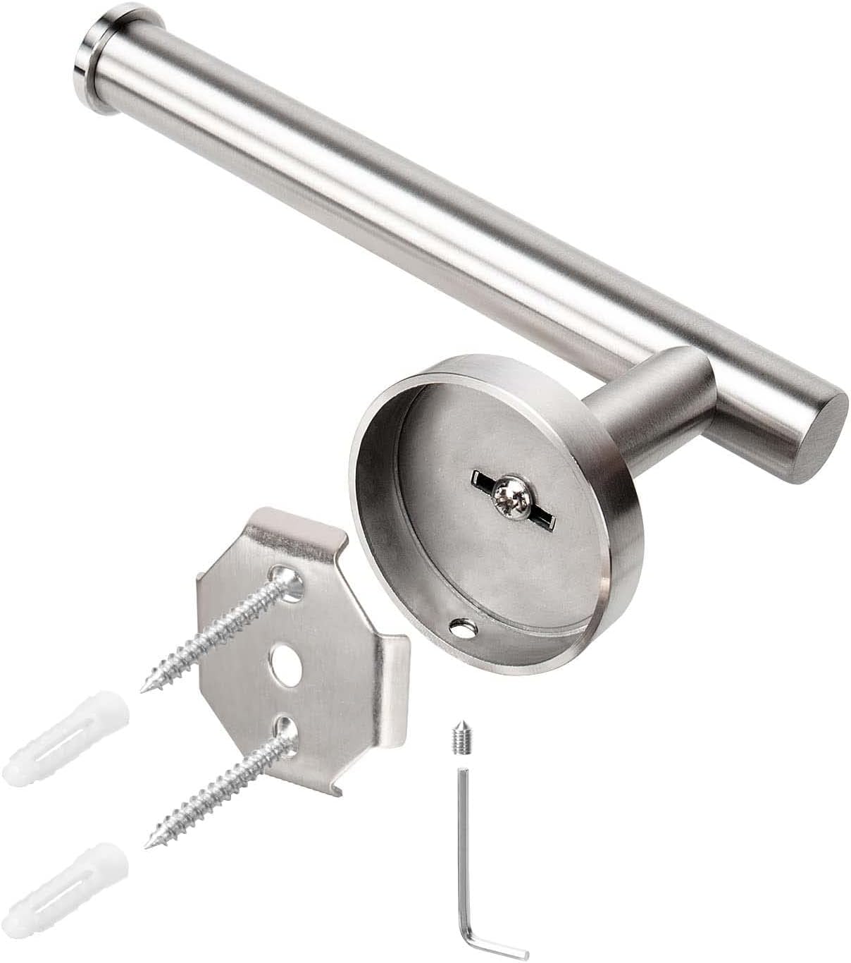 NearMoon Bathroom Toilet Paper Holder, Premium SUS304 Stainless Steel Rustproof Wall Mounted Toilet