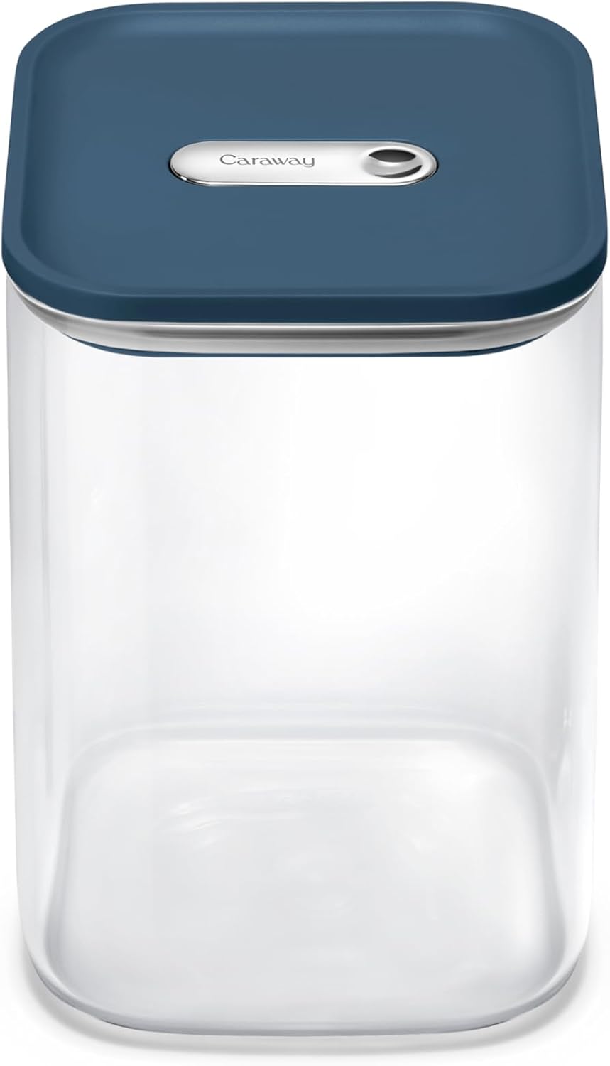 Caraway 4qt Glass Airtight Food Storage Container with Lid – Non-Toxic, BPA-Free Kitchen Storage