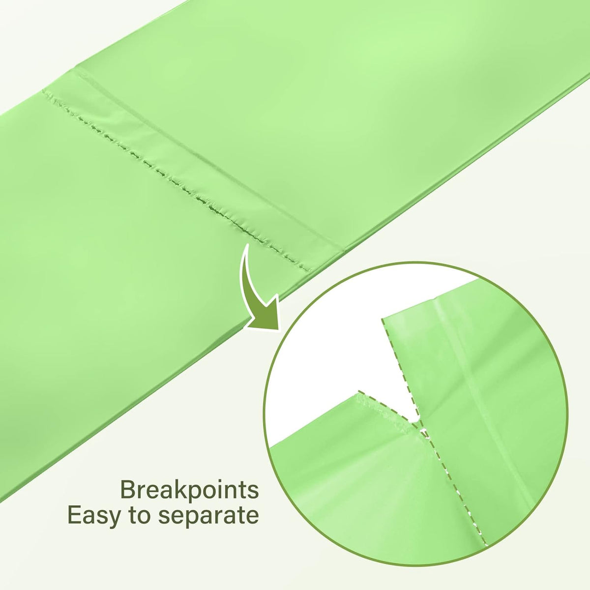 Compostable Trash Bags 2.6 Gallon 100 Counts Compost Small Garbage Bag for Kitchen Bathroom BPI