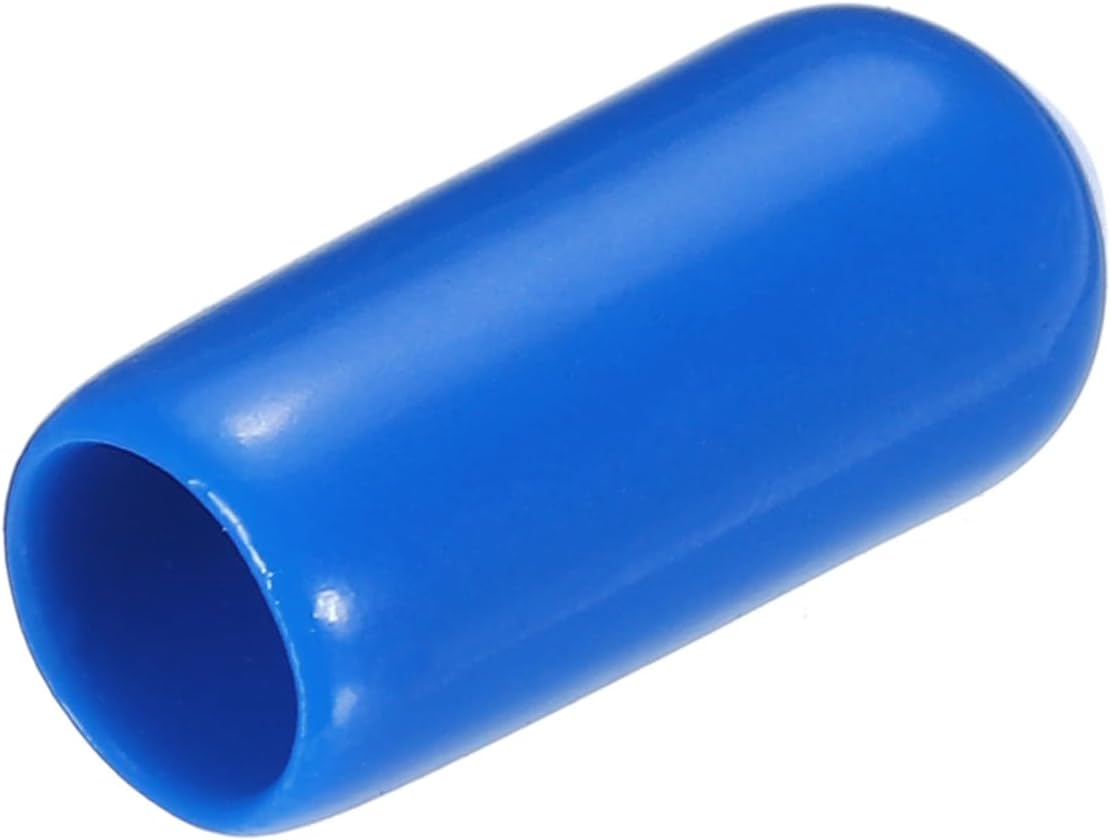 uxcell 20pcs Rubber End Caps 5.5mm ID Vinyl PVC Round Tube Bolt Cap Cover Screw Thread Protectors