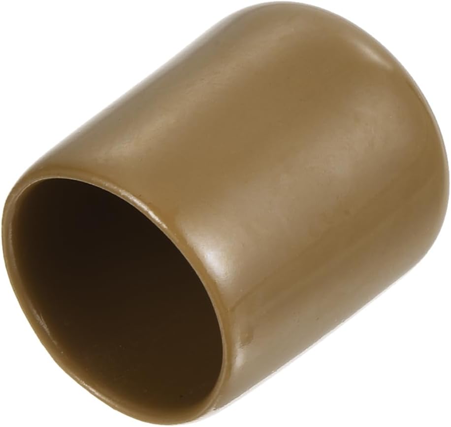 uxcell 20pcs Rubber End Caps 16mm(5/8") ID Vinyl PVC Round Tube Bolt Cap Cover Screw Thread
