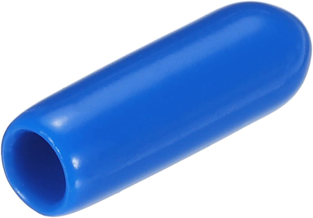 uxcell 20pcs Rubber End Caps 3.5mm ID Vinyl PVC Round Tube Bolt Cap Cover Screw Thread Protectors