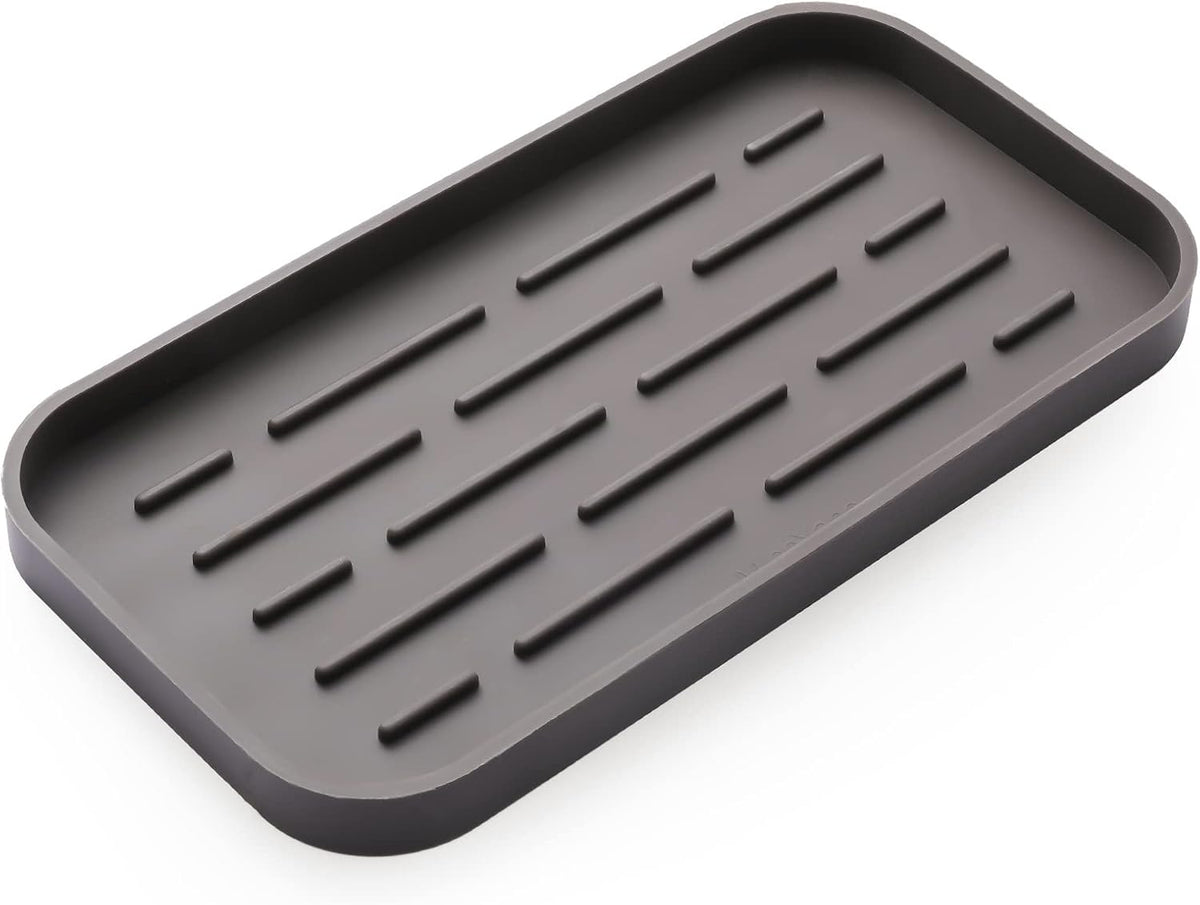 Silicone Kitchen Sink Organizer Tray for Multiple Usage,Eco-Friendly Sponges Holder for Kitchen