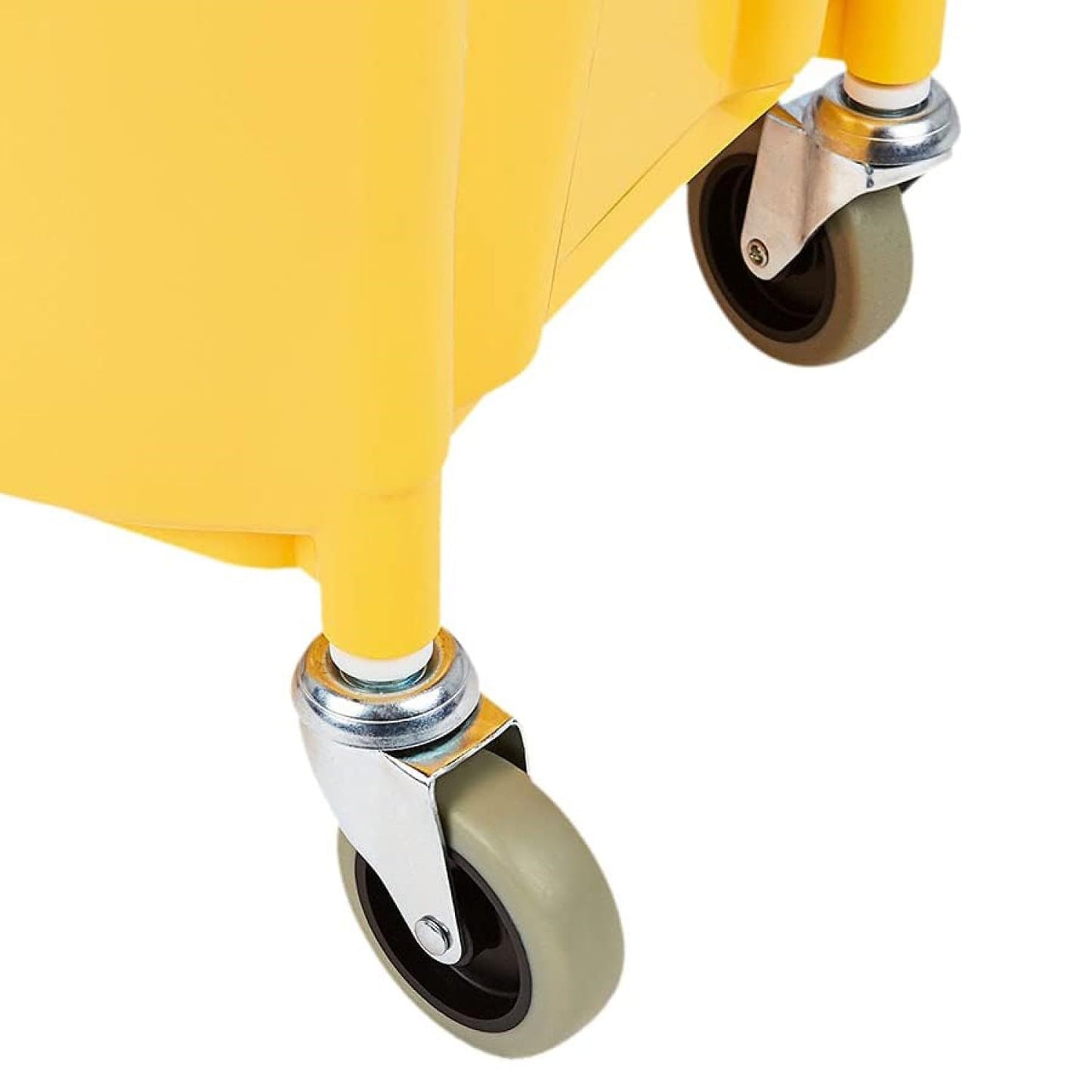 Amazon Basics Rectangular Floor Cleaning Mop Bucket with Sturdy Down Press Wringer Combo, 35-Quart