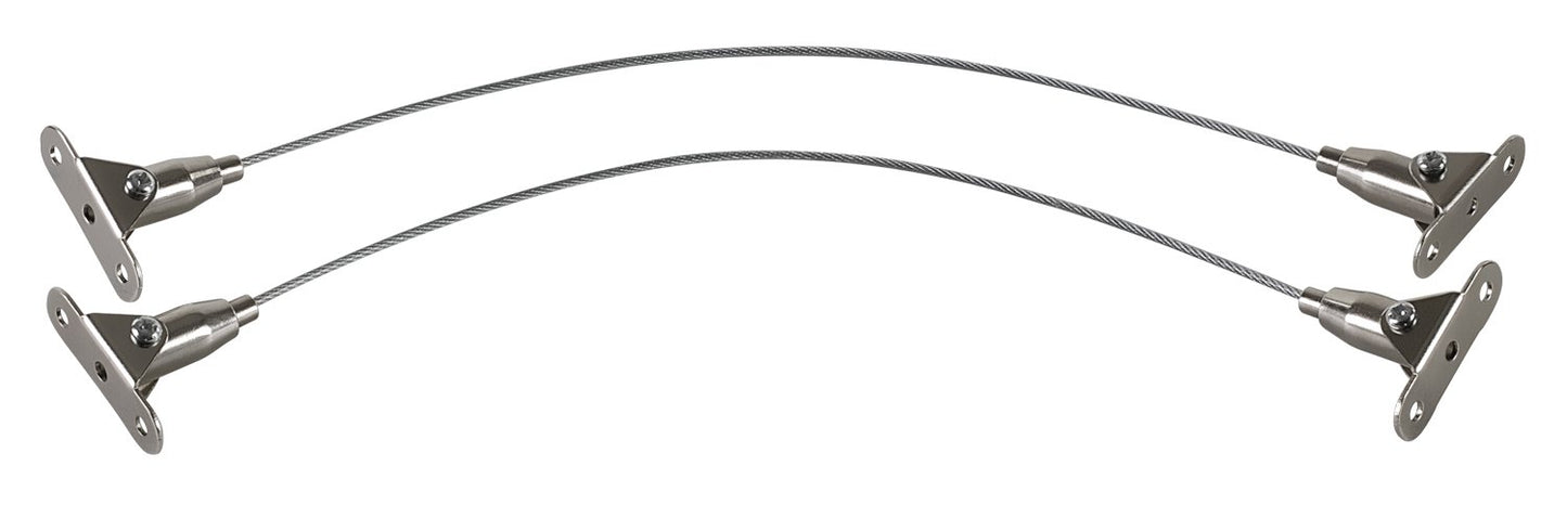 Mount-It! Furniture Anti-Tip Anchor - Steel Child Safety Straps | Secure Wall Anchors for