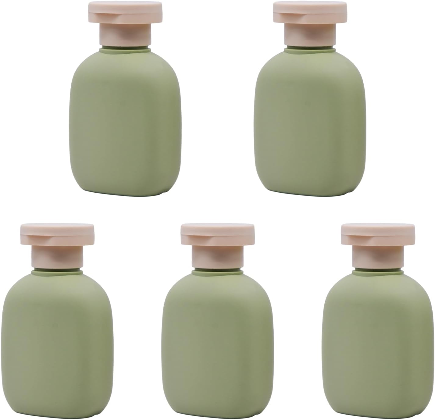 3.4 oz Leak-Proof Travel Bottles (5 Pack) - Plastic Squeeze Containers for Shampoo, Toiletries &