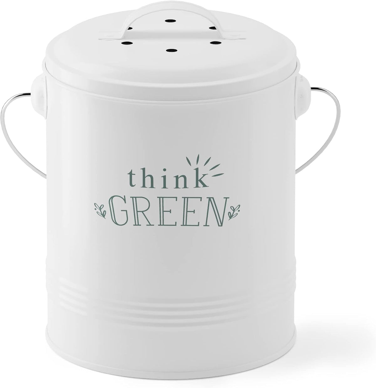 Barnyard Designs Compost Bin for Kitchen Counter - 1.2 Gallon Countertop Composter with Extra