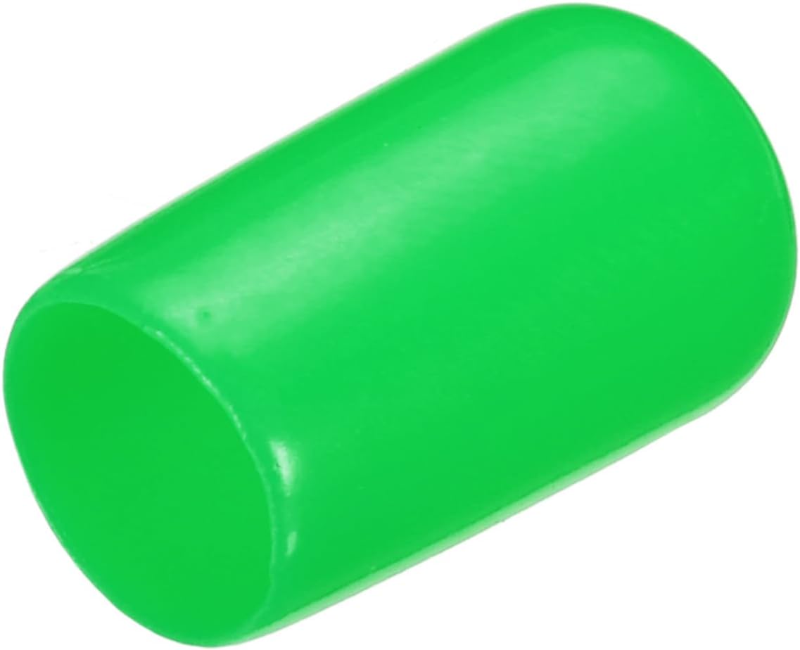 uxcell 20pcs Rubber End Caps 8mm(5/16") ID Vinyl PVC Round Tube Bolt Cap Cover Screw Thread
