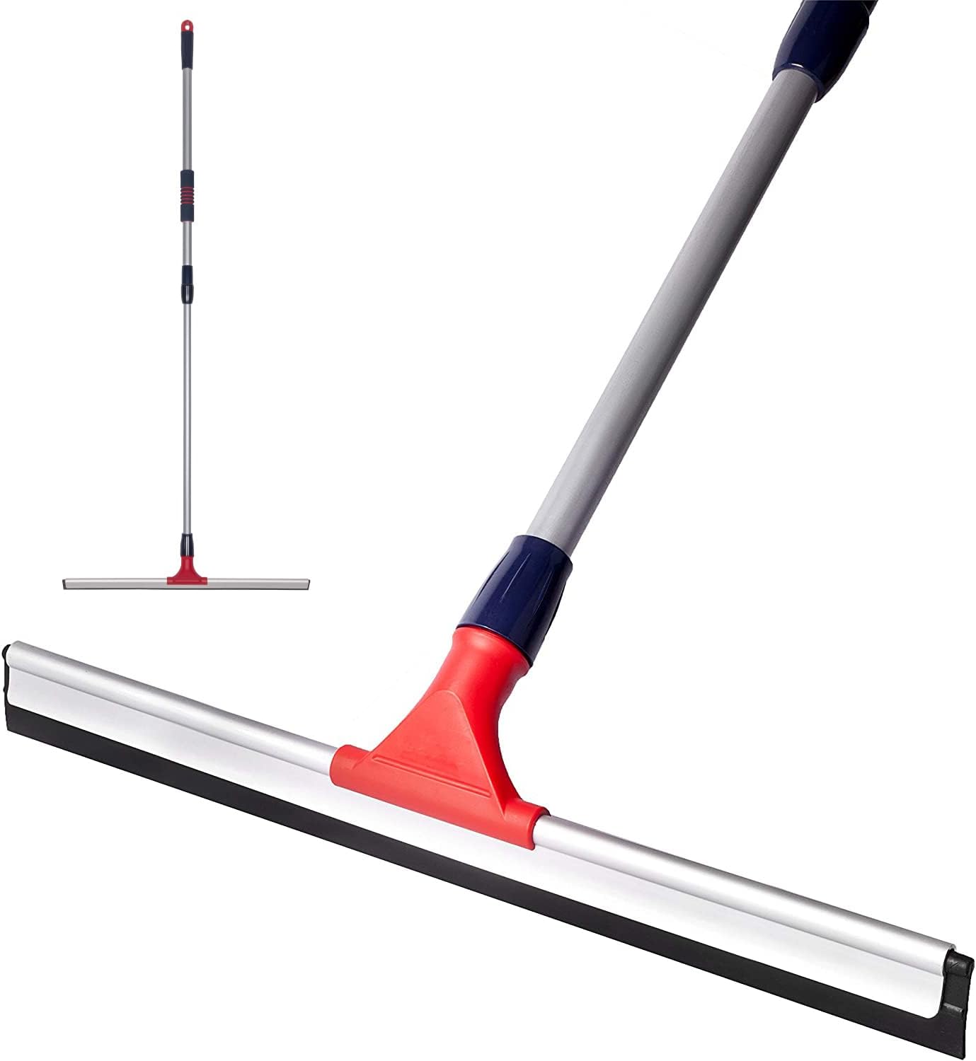 DSV Standard Professional Floor Squeegee for Concrete Floor, 24" Large Heavy Duty Squeegee for