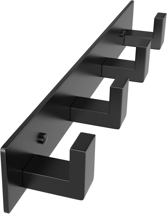 PMMASTO Coat Rack Wall Mount, Coat Hooks Wall Hooks for Hanging, Stainless Steel Coat Hanger Towel