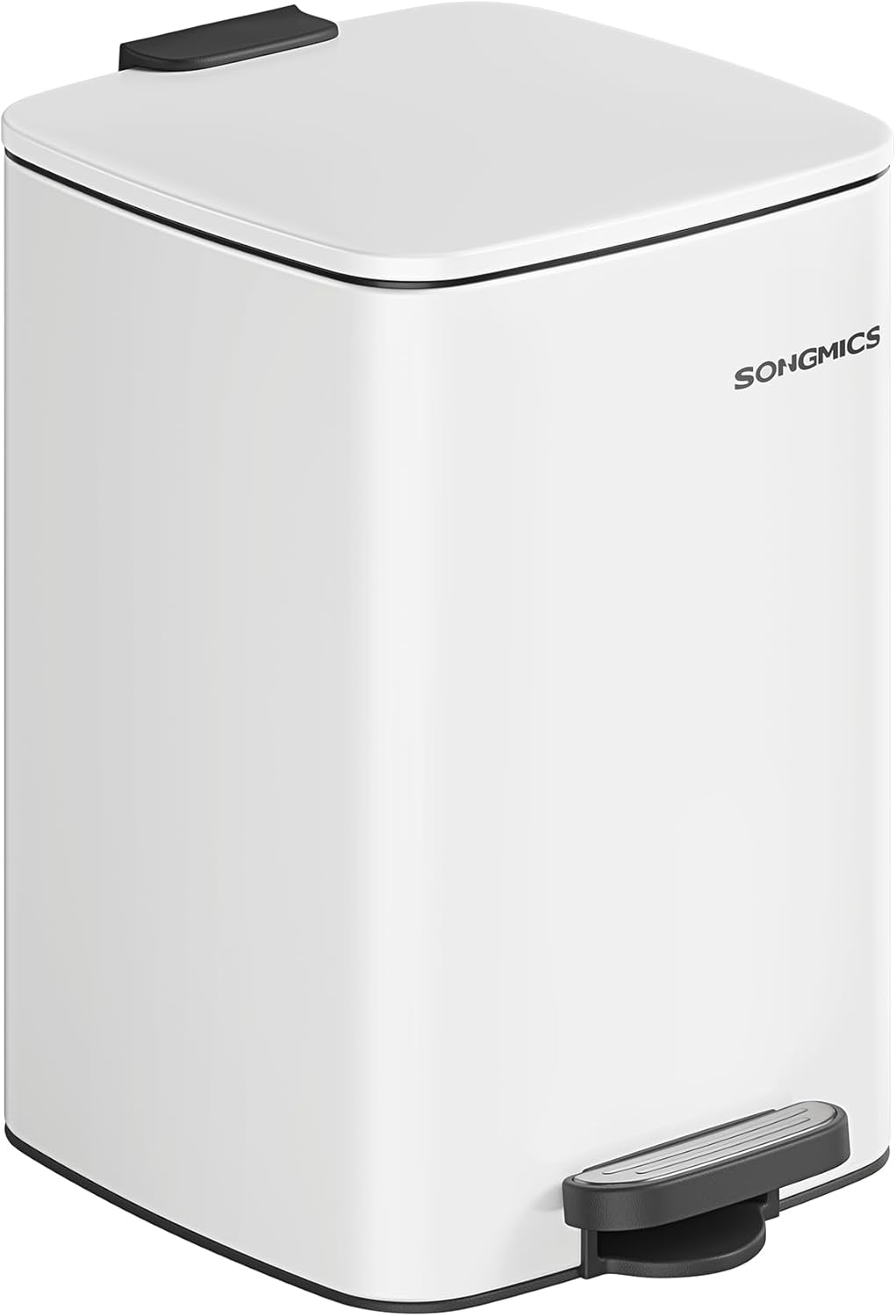 SONGMICS Kitchen Trash Can, 5.2-Gallon (20 L) Trash Bin, Stainless Steel Garbage Can, with Inner
