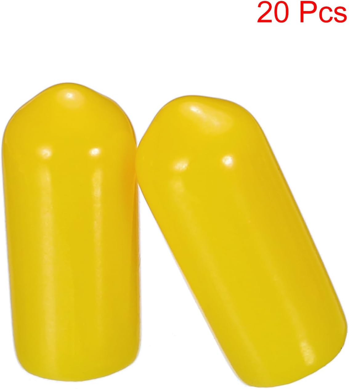 uxcell 20pcs Rubber End Caps 6mm(1/4") ID Vinyl PVC Round Tube Bolt Cap Cover Screw Thread
