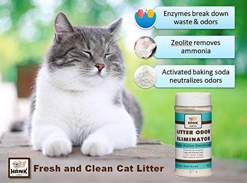 Extreme Enzyme CAT Litter Odor Eliminator, 3 lbs. Triple-Action Deodorizing Powder with Natural