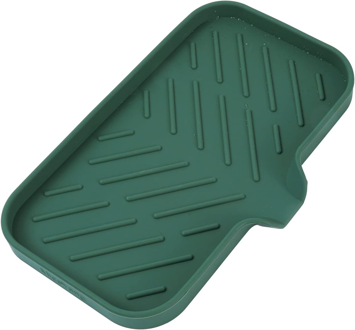 Silicone Bathroom Soap Dishes with Drain Spout-Bathroom and Kitchen Sink Organizer,Sponge