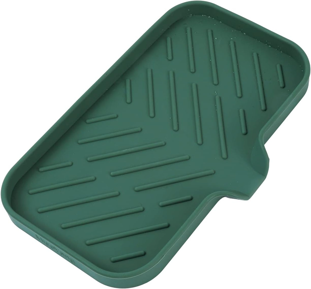 Silicone Bathroom Soap Dishes with Drain Spout-Bathroom and Kitchen Sink Organizer,Sponge