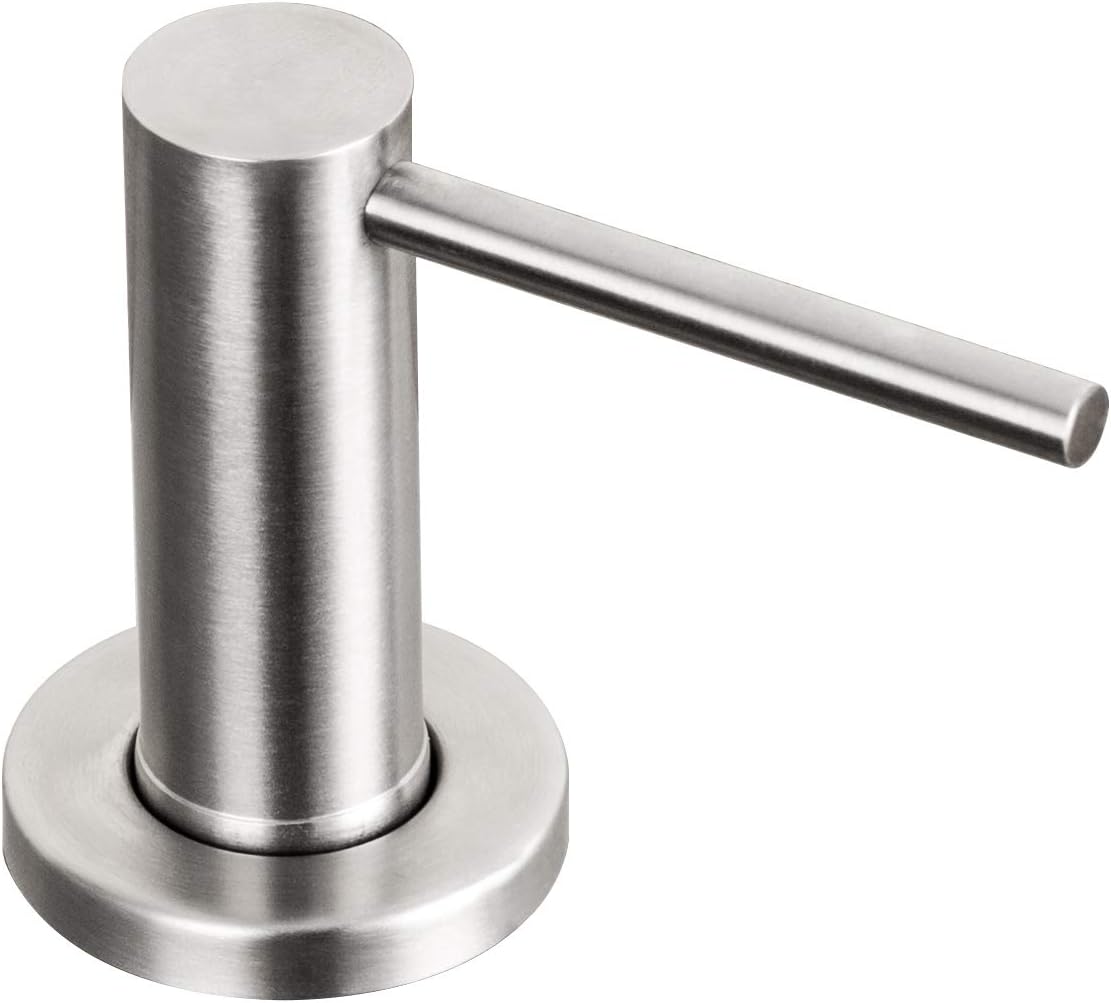 Soap Dispenser for Kitchen Sink Brushed Nickel GAPPO Stainless Steel Countertop Pump Hand Lotion