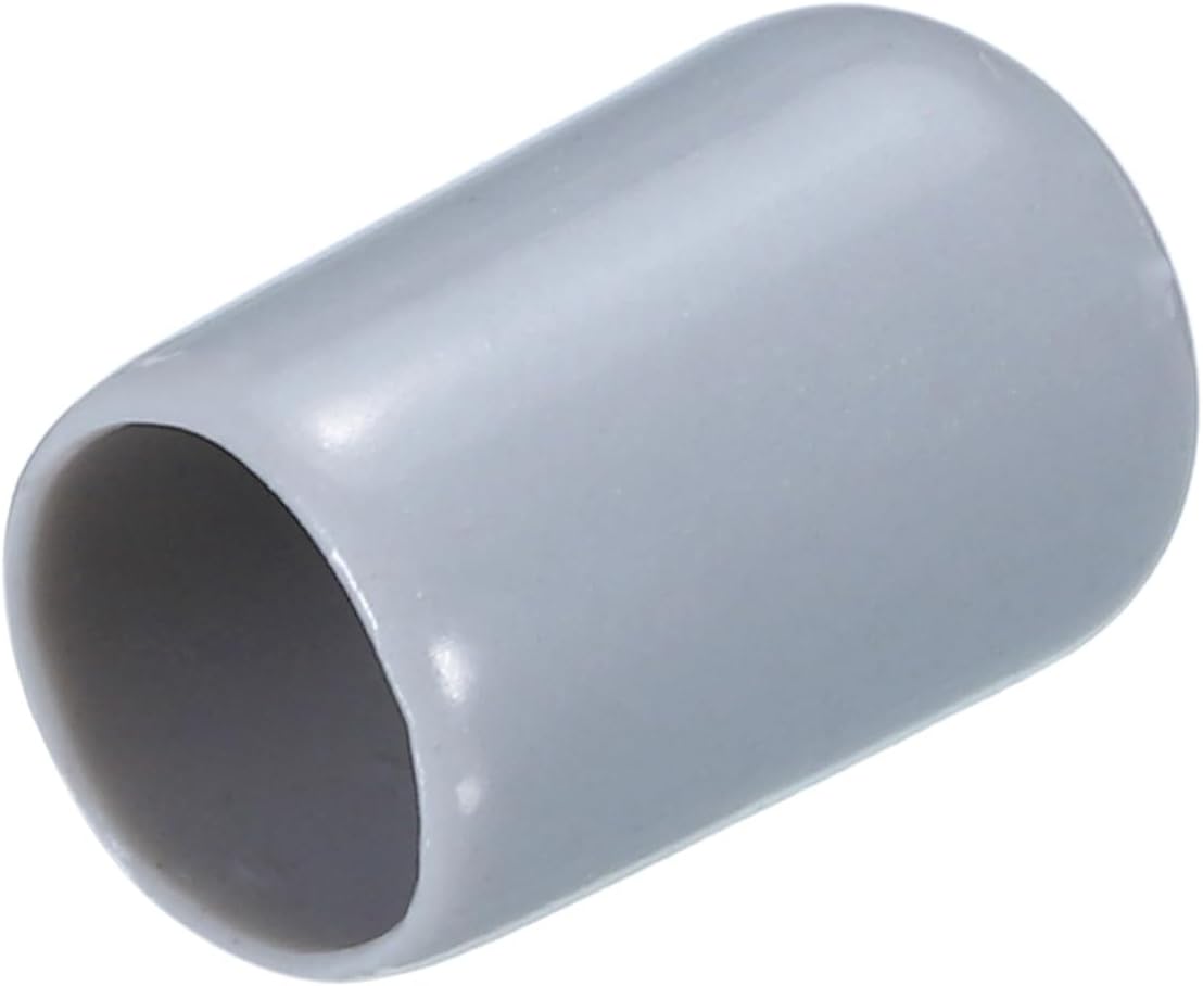 uxcell 20pcs Rubber End Caps 8mm(5/16") ID Vinyl PVC Round Tube Bolt Cap Cover Screw Thread