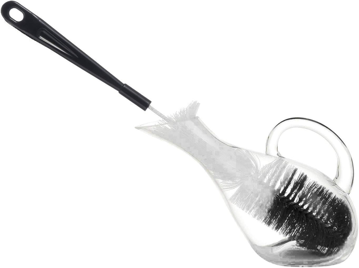 ALINK 3-Pack Long Black Bottle Cleaning Brush for Narrow Neck Beer/Wine/Flask/Thermos/Sport Well