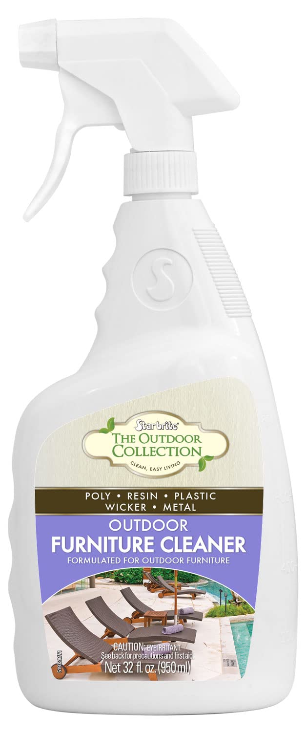 STAR BRITE Outdoor Collection Furniture Cleaner Spray - All-Surface Cleaner for Poly, Resin, Vinyl
